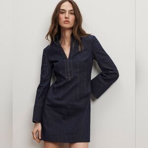 Veronica Beard Raymond Denim Mini Dress